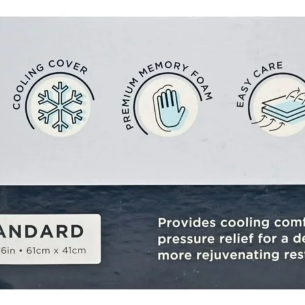 Tempur-Pedic Cooling Memory Foam Pillow - Picture 2 of 9